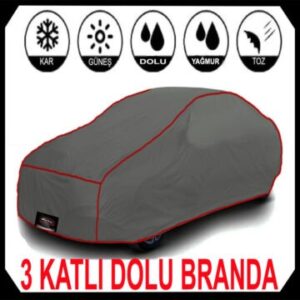 3 Katlı Dolu Darbe Koruyucu BMW 3.16 Araba Brandası oto branda araba çadırı